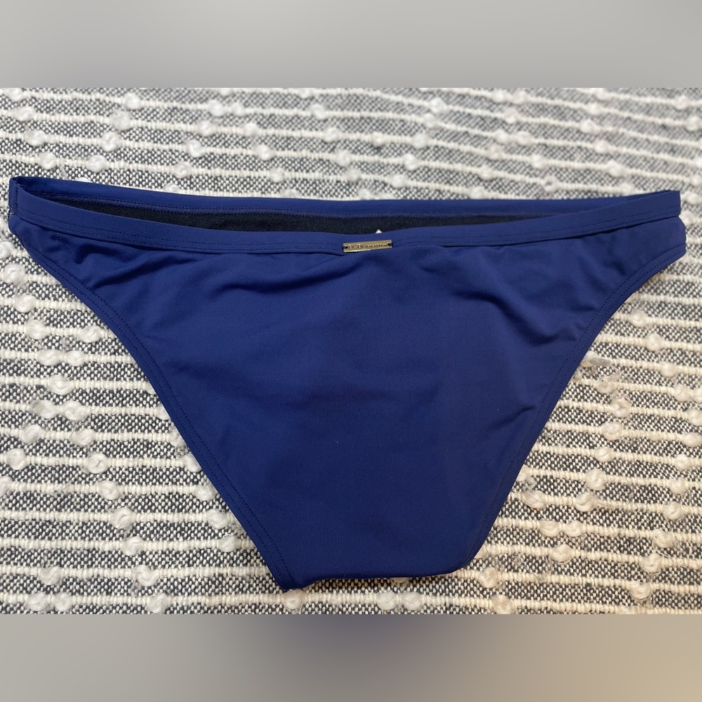 BCBGeneration Blue Patterned Halter Bikini Set - Picture 7 of 16